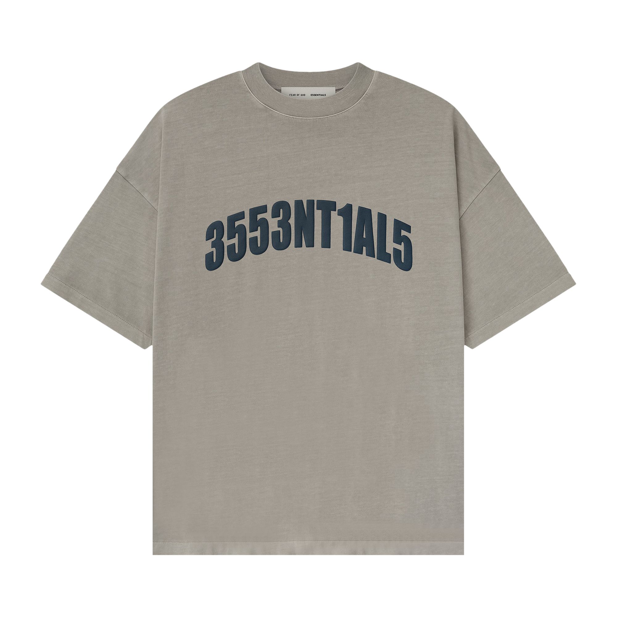 Pre-owned Essentials Fear Of God  New York 90s Tee 'smoke Grey' | Men's Size L In Gray