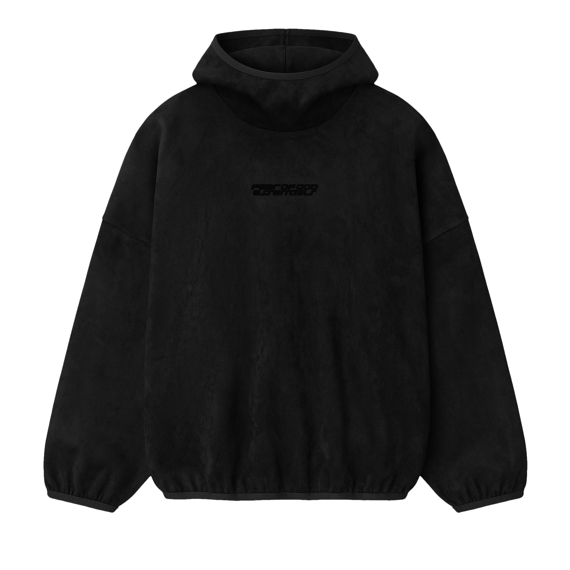 Pre-owned Essentials Fear Of God Suede Fleece Modern Hoodie 'vintage Black' | Men's Size Xxl