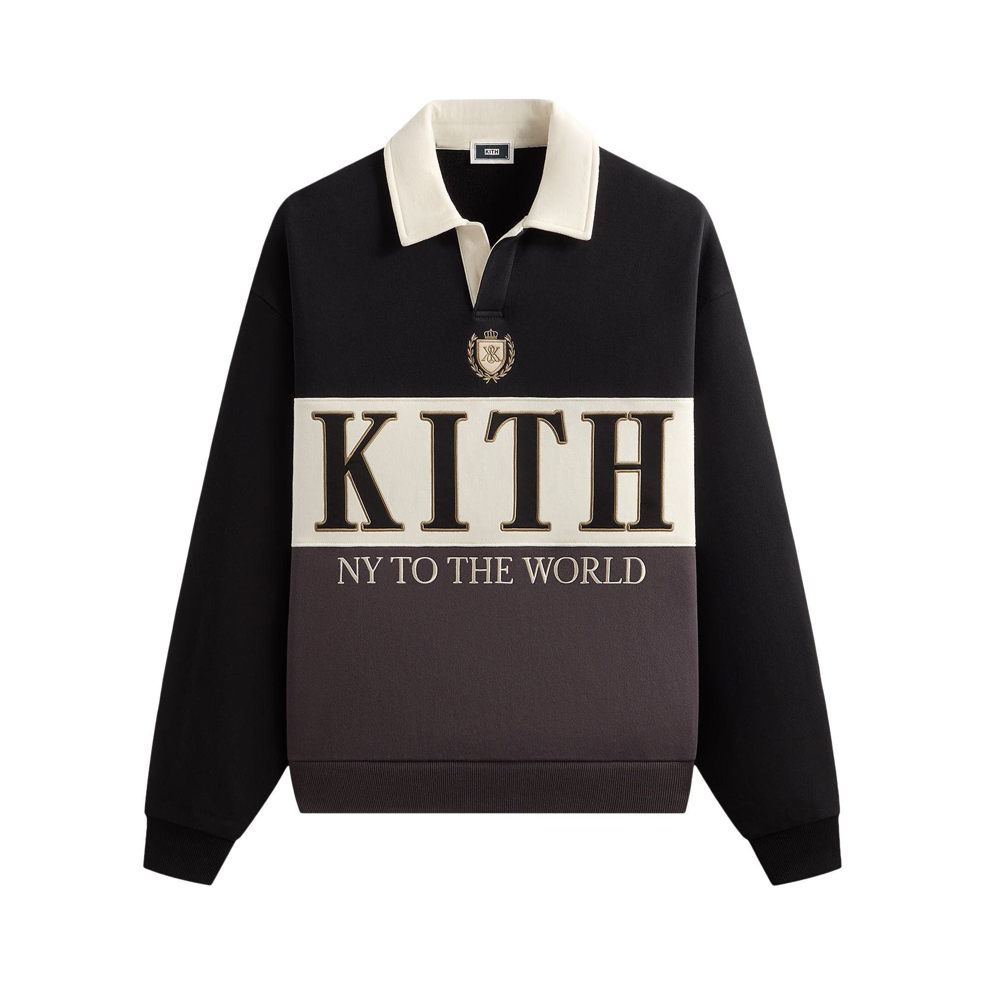 Pre-owned Kith Nelson Rugby Pullover  'black' | Men's Size Xs