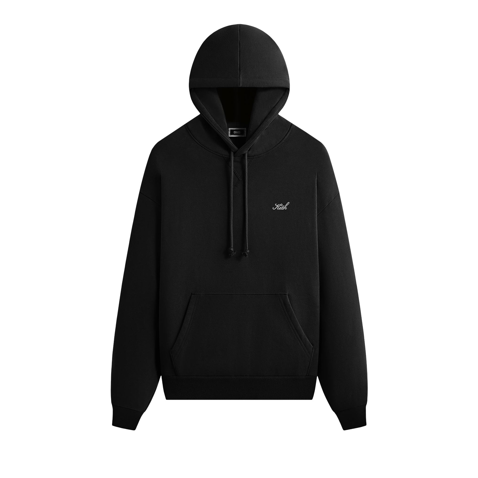Pre-owned Kith Sueded French Terry Nelson Hoodie 'black' | Men's Size L