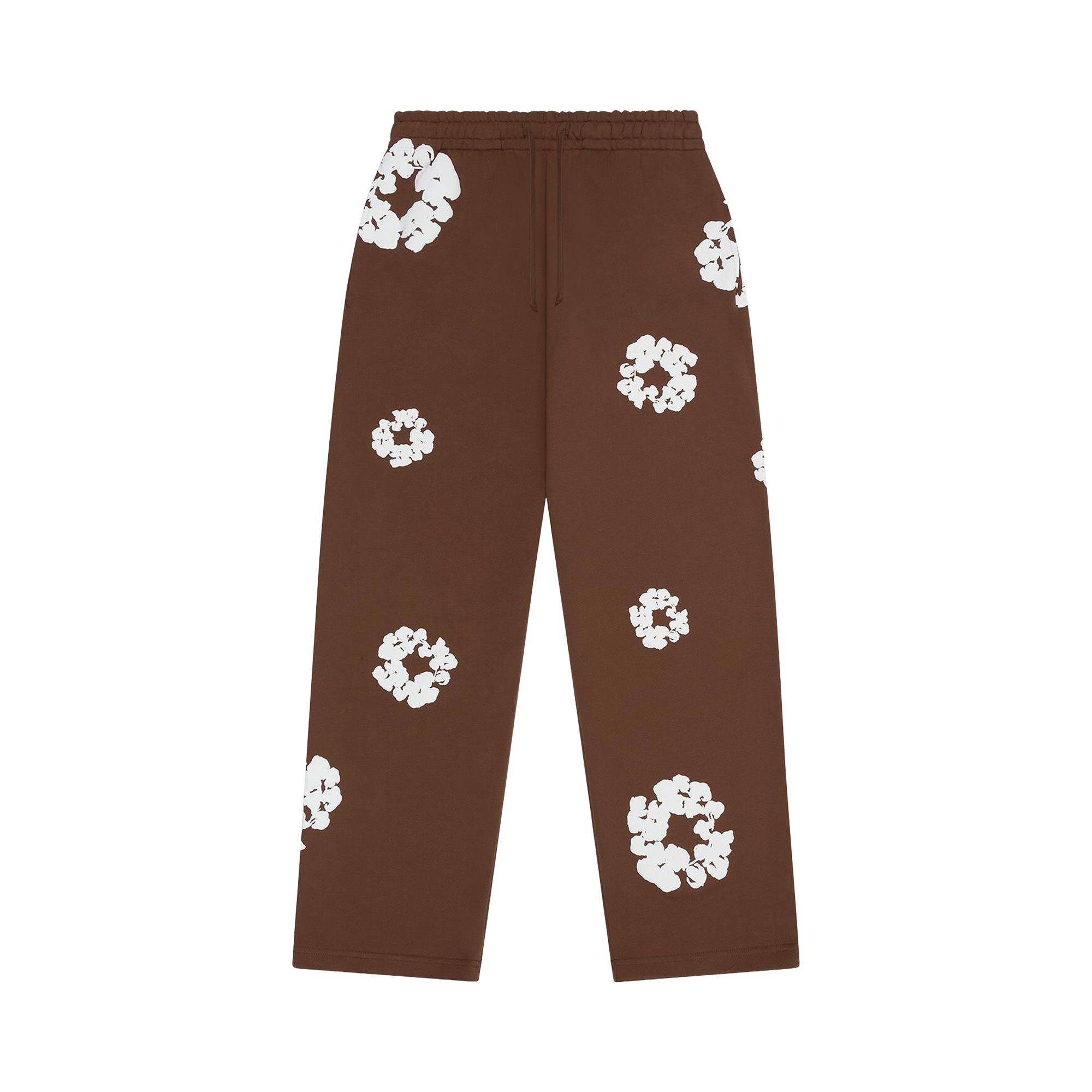 DENIM TEARS Pre-owned Cotton Wreath Baggy Sweatpants 'brown' | Men's Size S