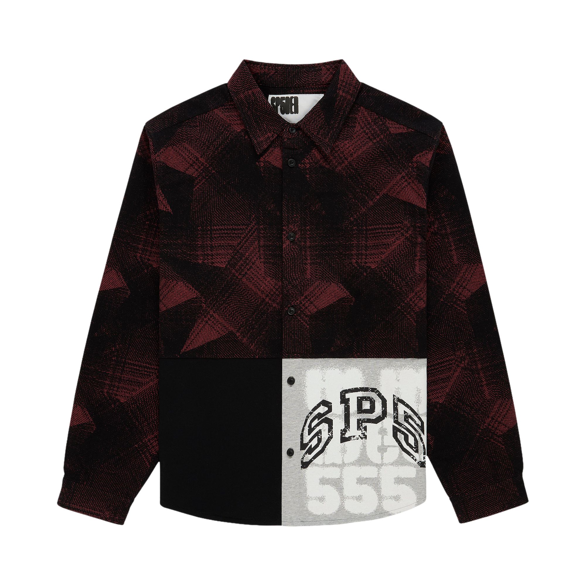 Pre-owned Sp5der Star Plaid Flannel 'black' | Men's Size S