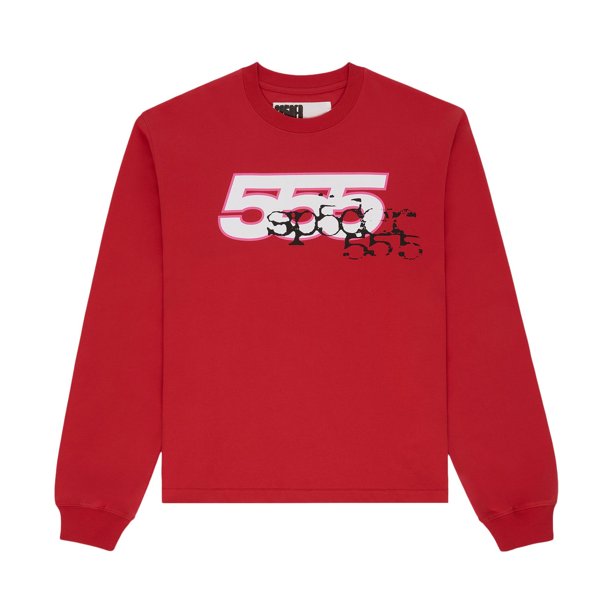 SP5DER Pre-owned 555 Long-sleeve 'red' | Men's Size L