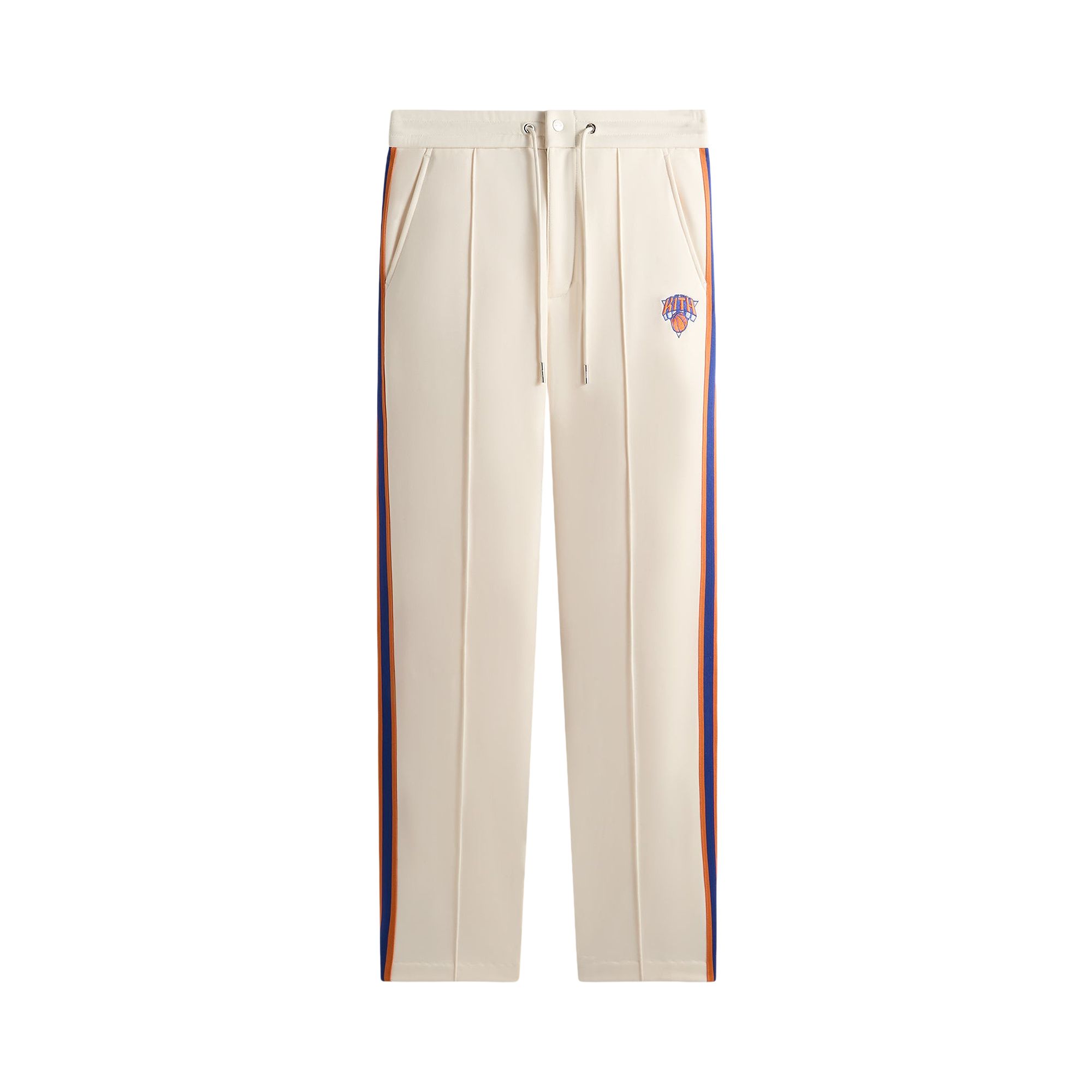 Pre-owned Kith For The New York Knicks Contemporary Damon Pant 'sandrift' | Cream | Men's Size Xl In White
