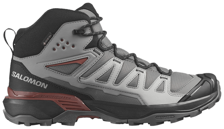 Salomon X Ultra 360 Mid GORE TEX Pewter Burnt Henna