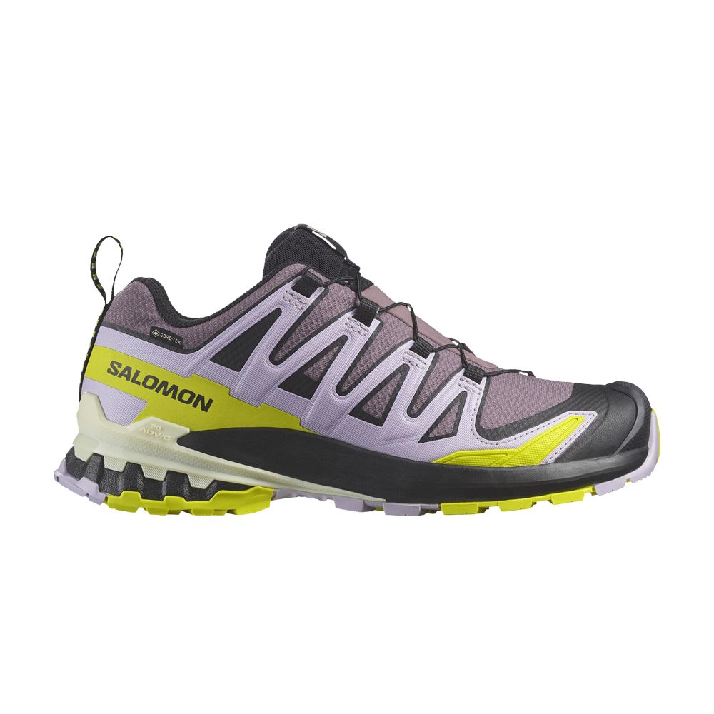 Pre-owned Salomon Wmns Xa Pro 3d V9 Gore-tex 'moonscape Orchid Petal Sulphur' | Grey | Women's Size 7 In Gray