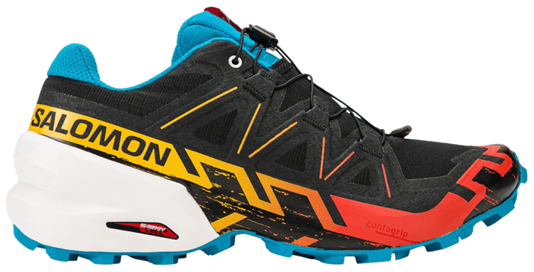 Salomon Speedcross 6 Black White Transcend Blue