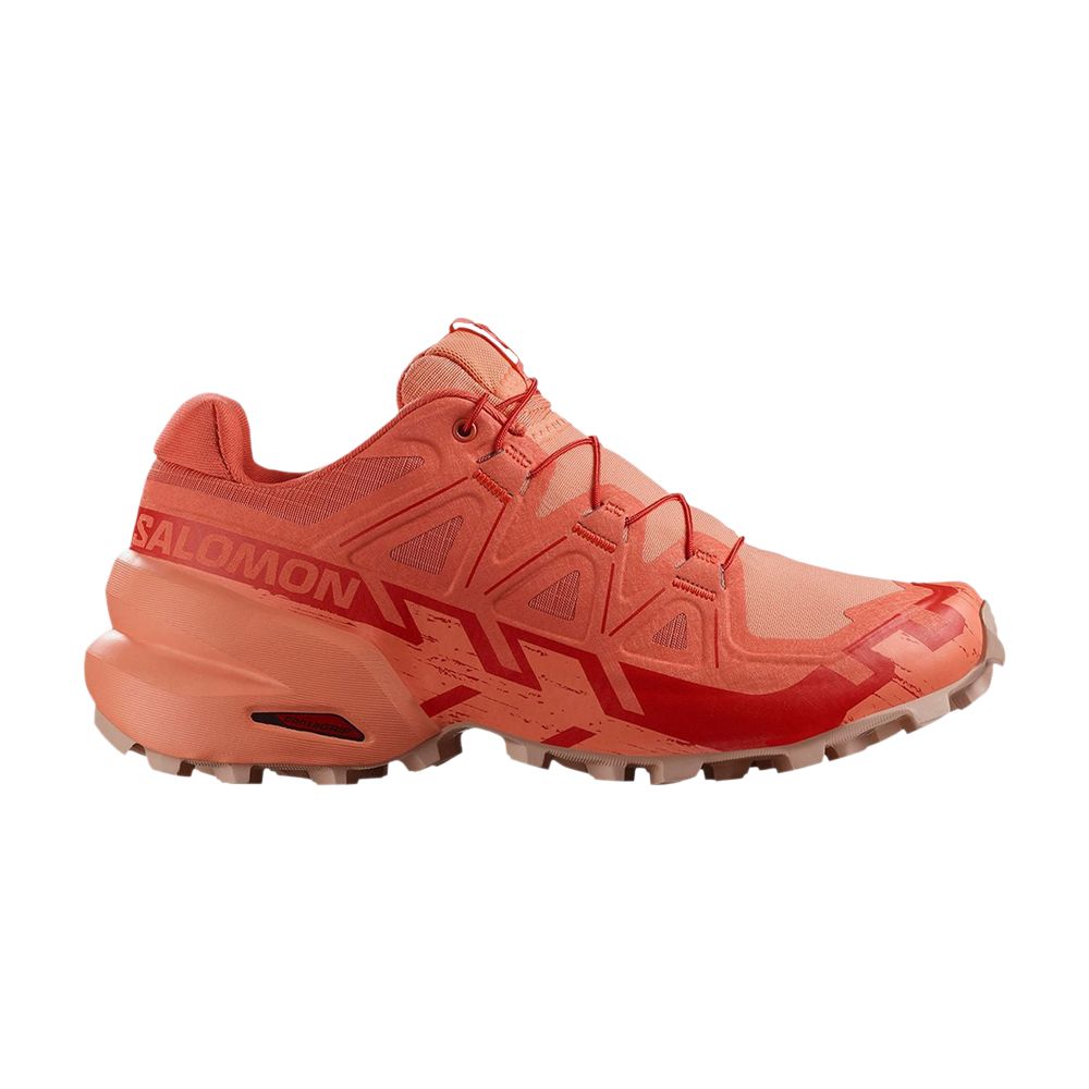 Click to view more detailed imagery on our partner's website Pre-owned Salomon Wmns Speedcross 6 'emberglow Fusion Cora' | Red | Women's Size 7