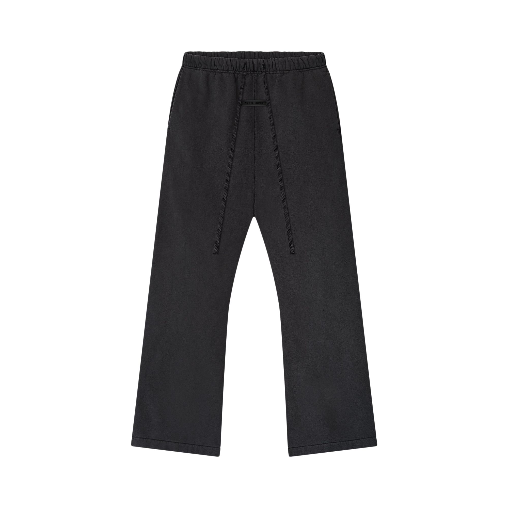 Pre-owned Essentials Fear Of God  Heavy Fleece Flare Sweatpant 'vintage Black' | Men's Size Xl