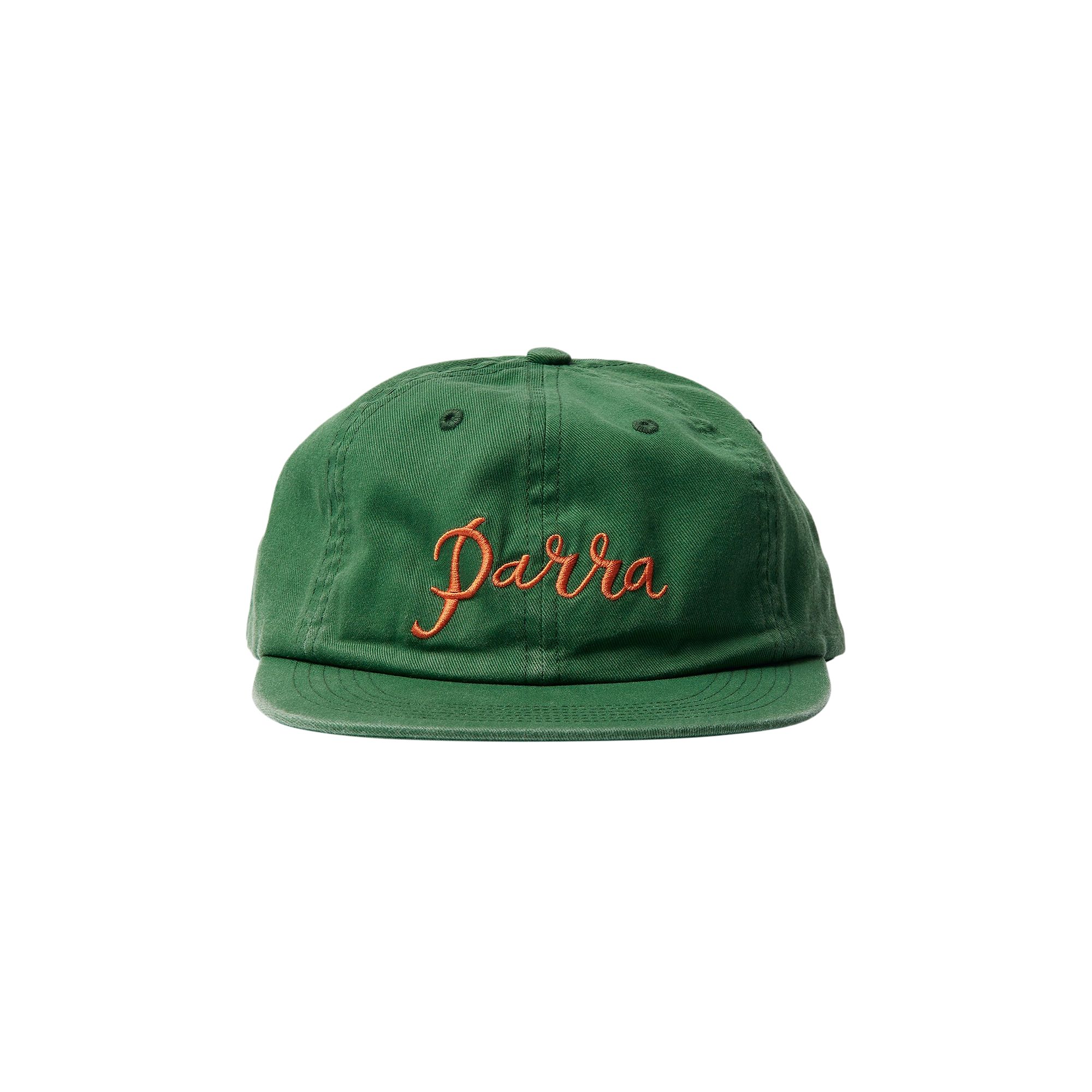 PARRA Pre-owned Scripted 6 Panel Hat 'green' | Men's Size Onesize