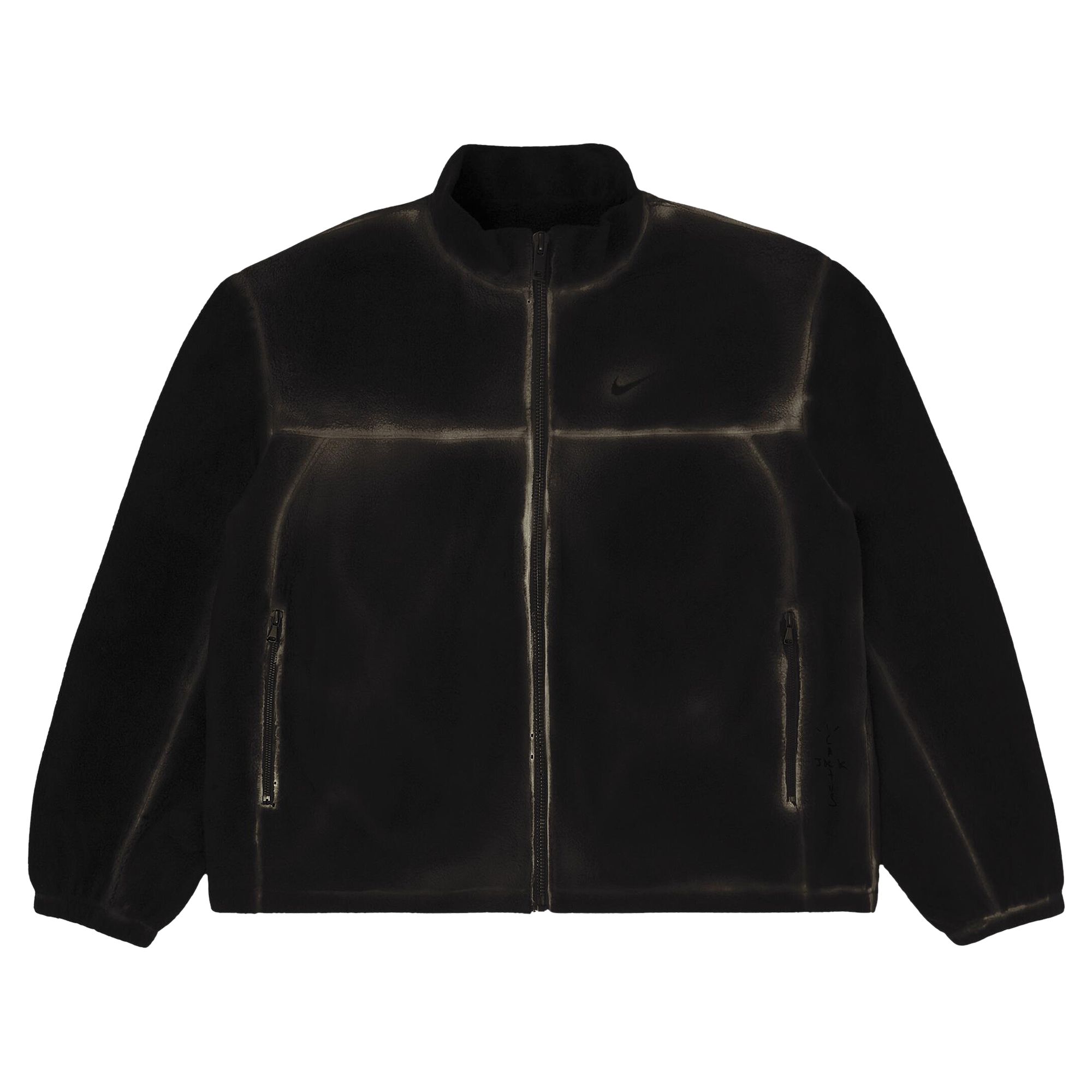 Pre-owned Cactus Jack By Travis Scott X Fragment X Nike Fleece Zip Jacket 'black' | Men's Size M