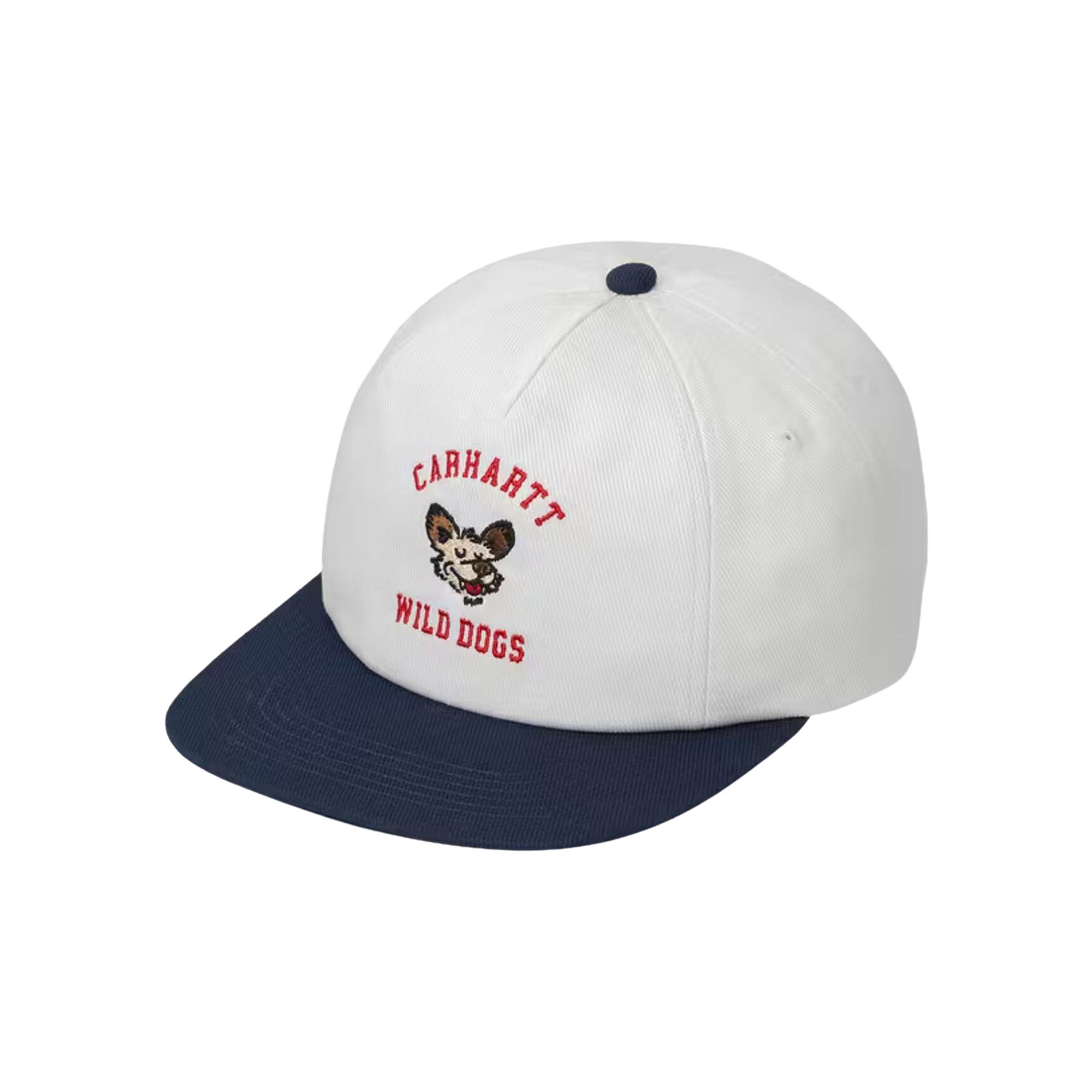 Pre-owned Carhartt Wip Wild Dog Cap 'wax' | White | Men's Size Onesize