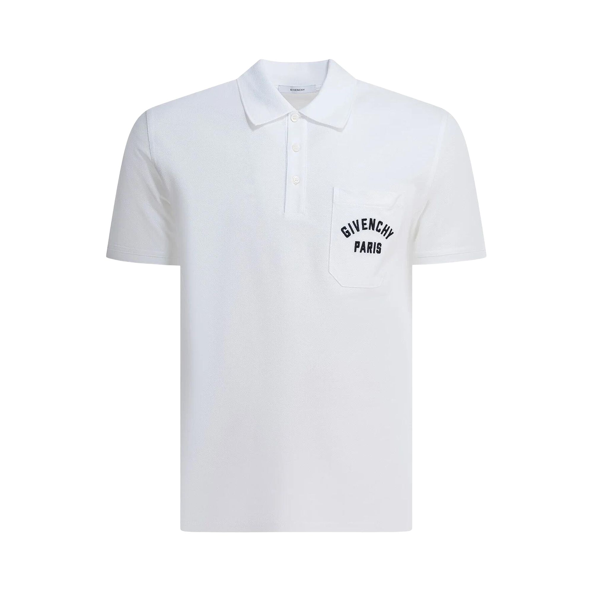 Pre-owned Givenchy Front Pocket Polo 'white' | Men's Size M