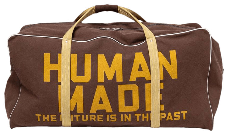 旅行かばん・小分けバッグ HUMAN MADE Canvas Boston Bag Large Brown HUMAN MADE CANVAS BOSTON BAG LARGE – HUMAN MADE Inc.