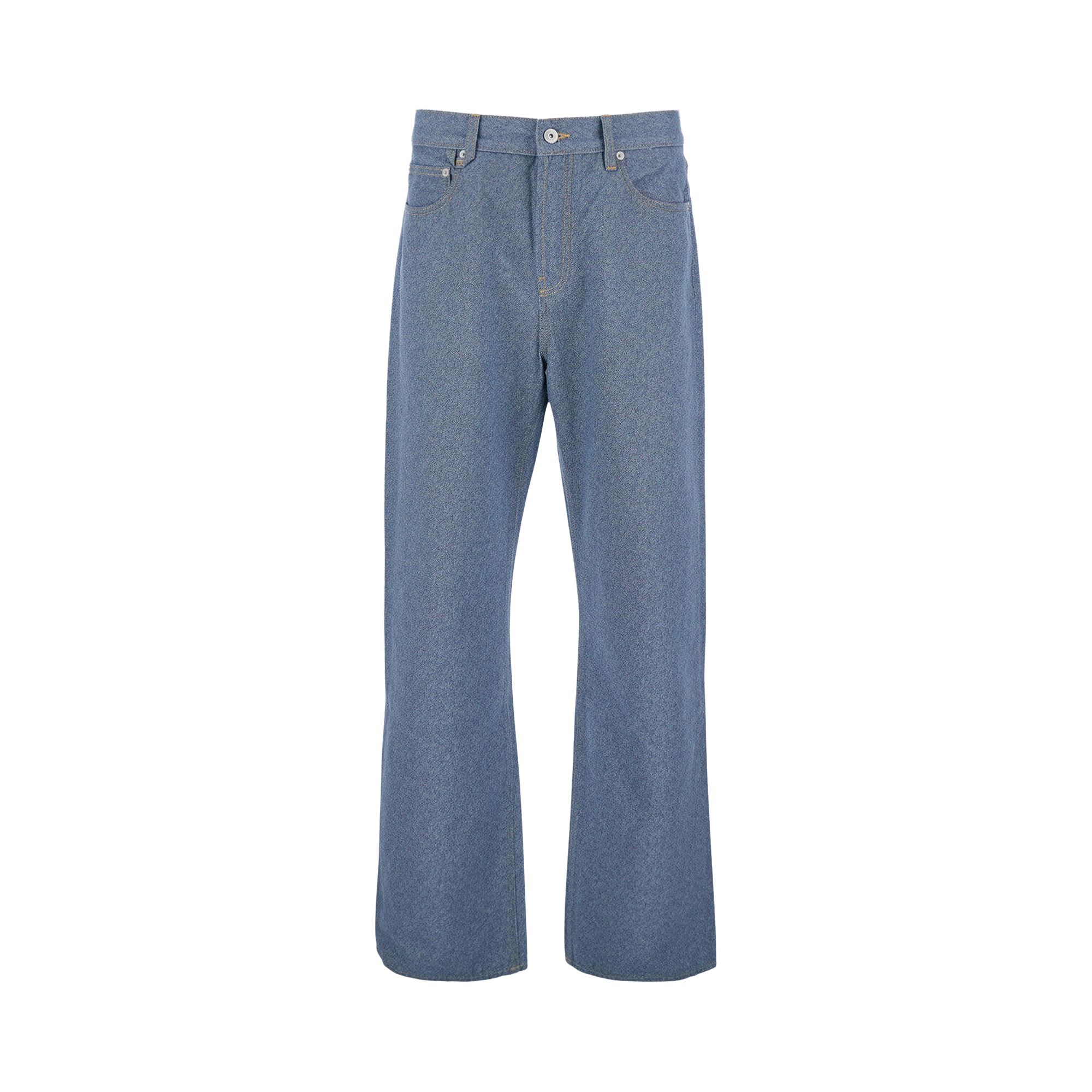 Pre-owned Jacquemus Le De Nimes Droit 'blue' | Men's Size 34