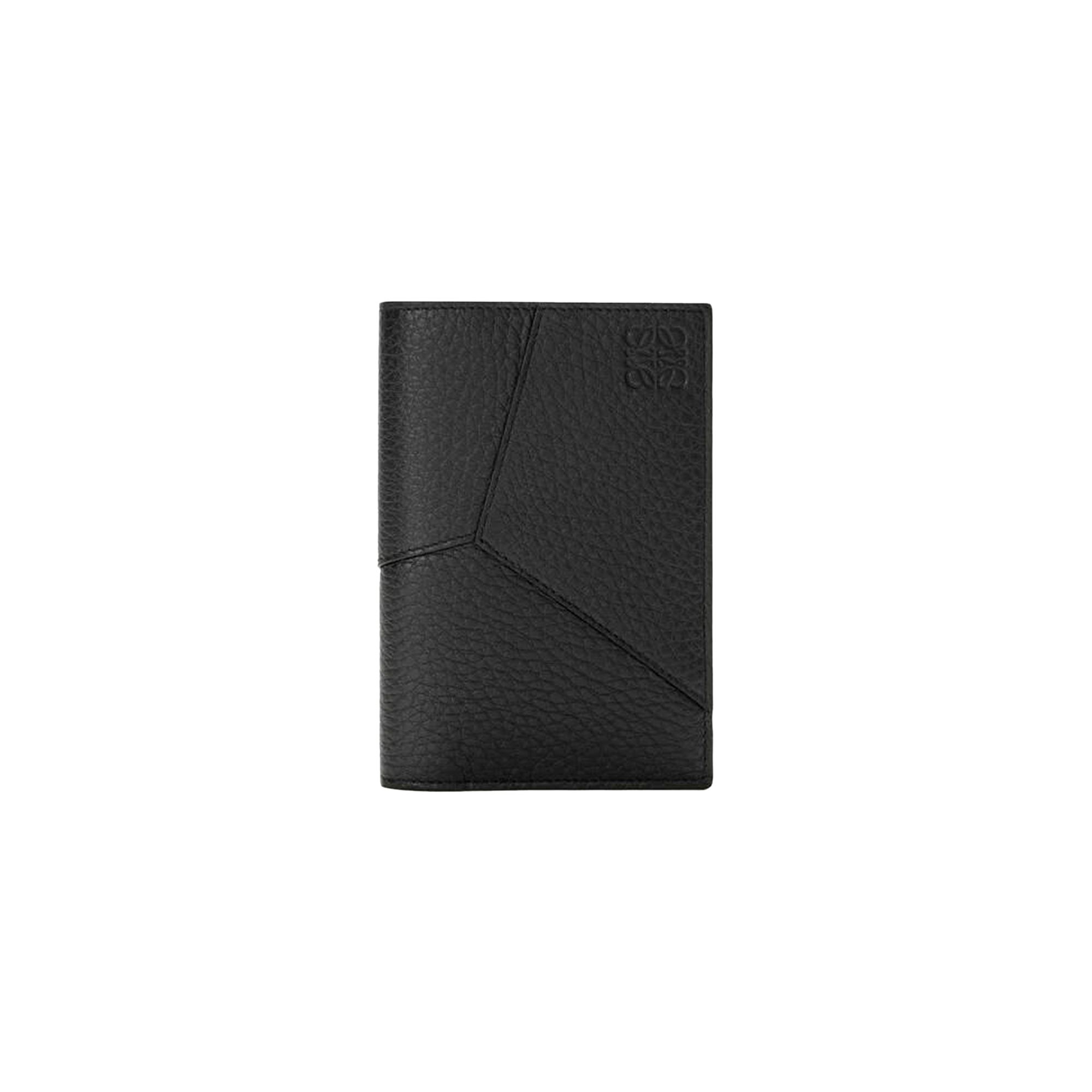 Pre-owned Loewe Puzzle Passport Cover 'black' | Men's Size Onesize