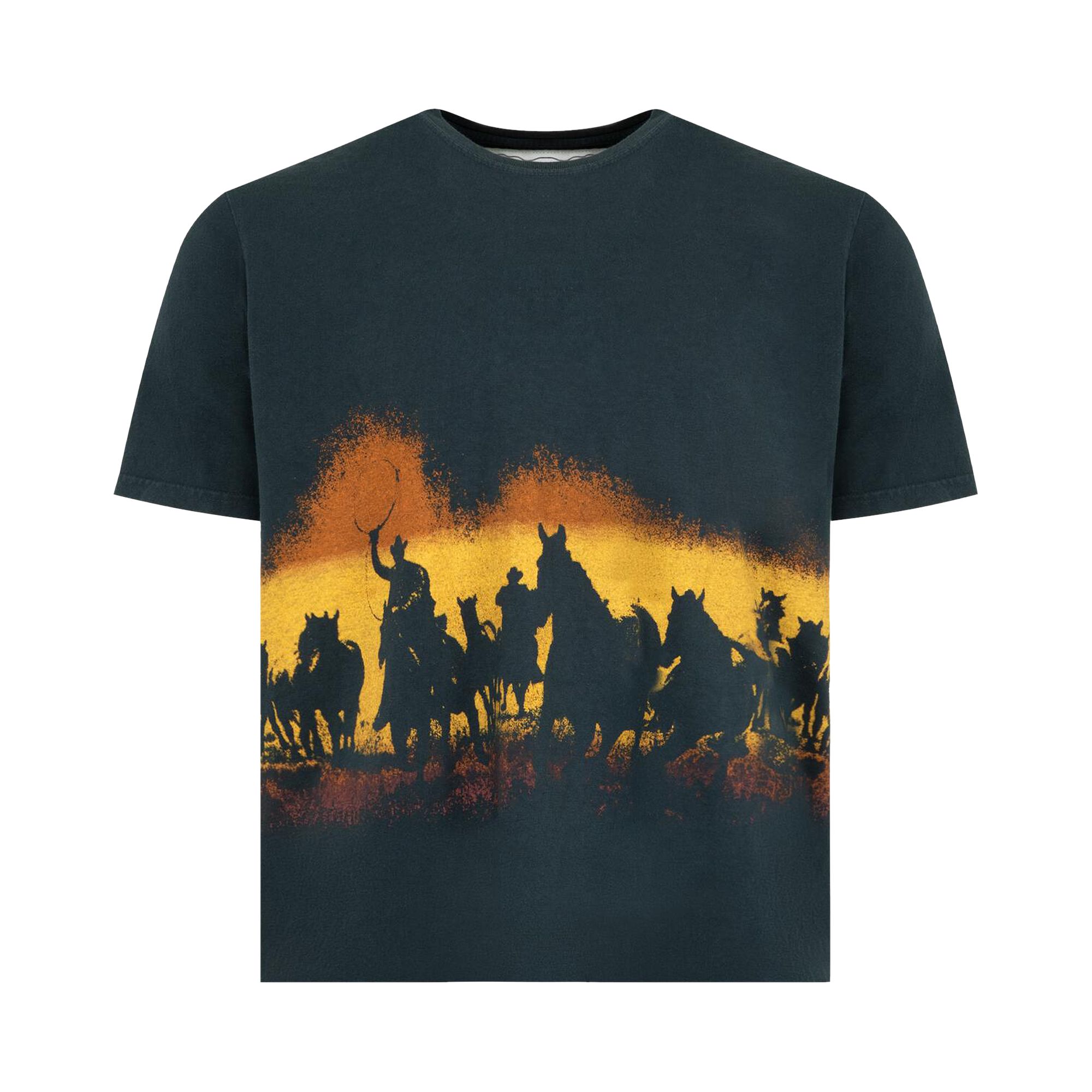 Pre-owned One Of These Days Velvet Morning T-shirt 'washed Black' | Men's Size L