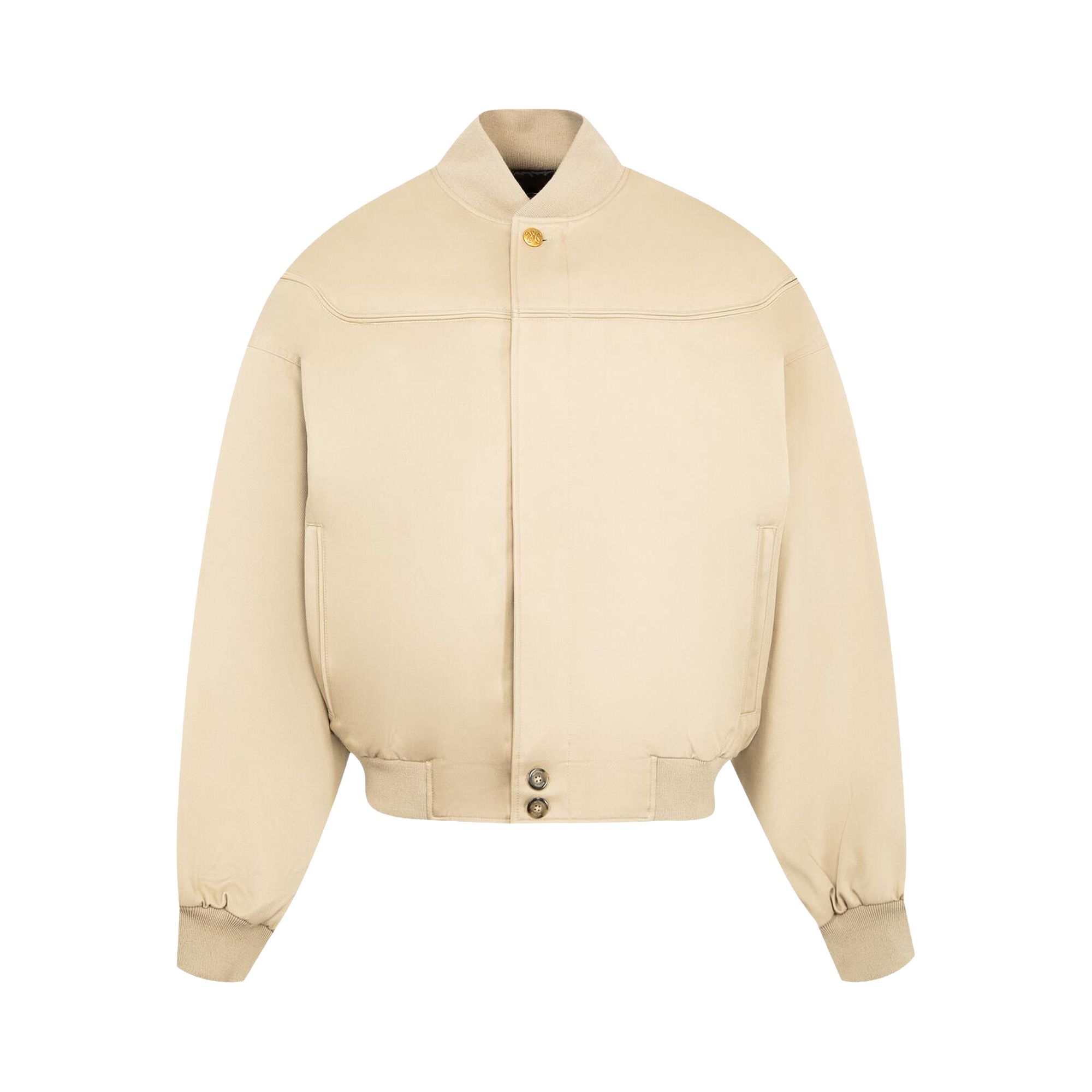 Pre-owned Willy Chavarria Gas Station Bomber 'travertine' | Brown | Men's Size M