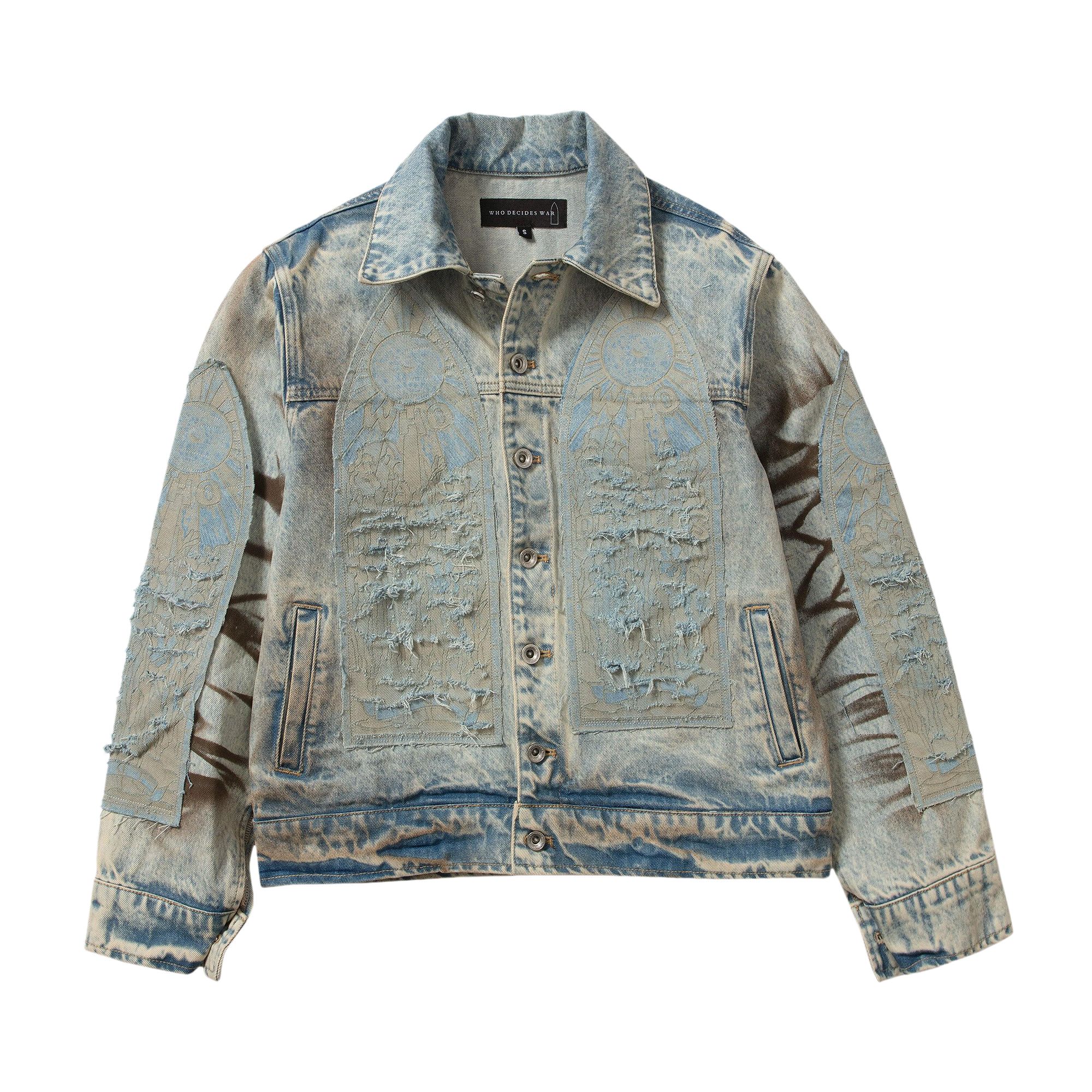 Click to view more detailed imagery on our partner's website Pre-owned Who Decides War Mechanic Trucker Jacket 'denim' | Blue | Men's Size L