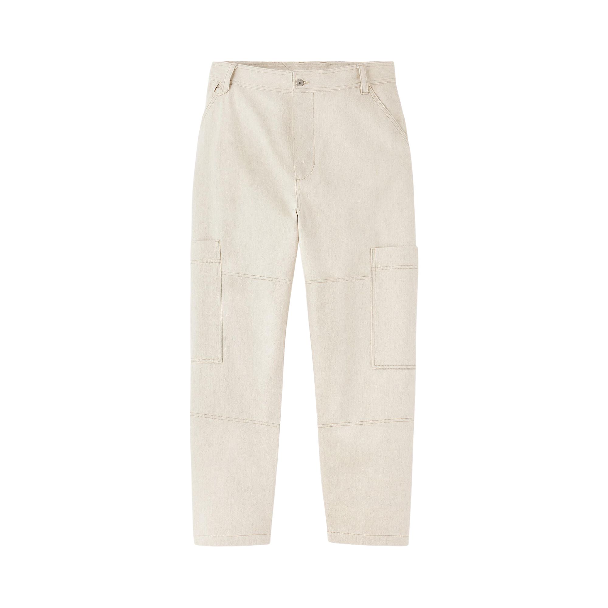 Pre-owned Jacquemus Le Cargo De Nimes Carre 'light Beige' | Tan | Men's Size 32 In Brown