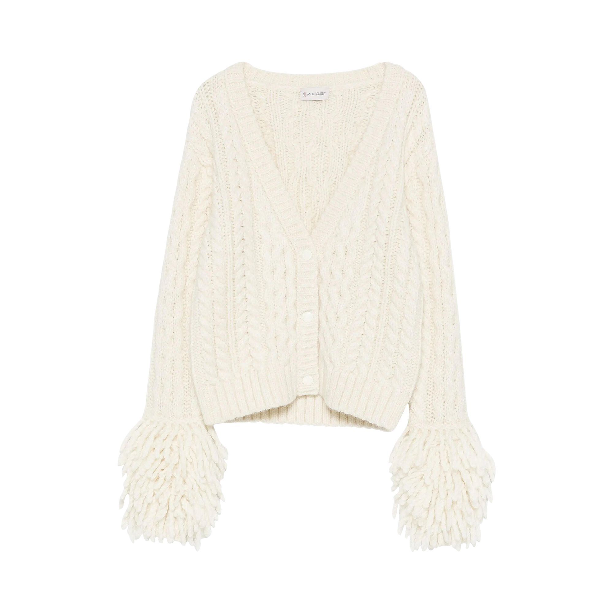 Pre-owned Moncler Cardigan 'natural' | Tan | Women's Size S In Brown