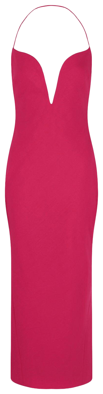 pink goat dress Wool mid-length dress