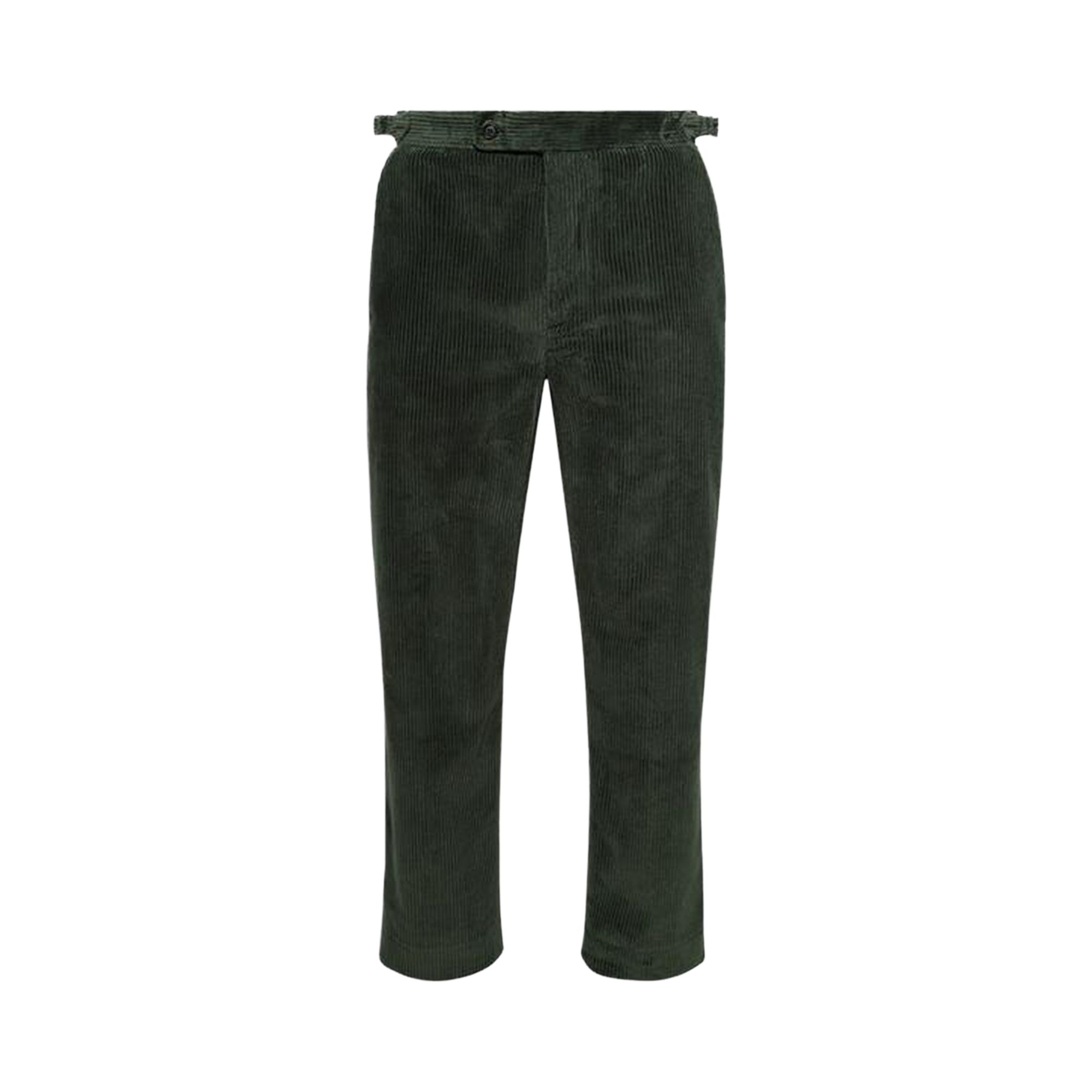Pre-owned Bode Corduroy Side Buckle Trousers 'green' | Men's Size 36
