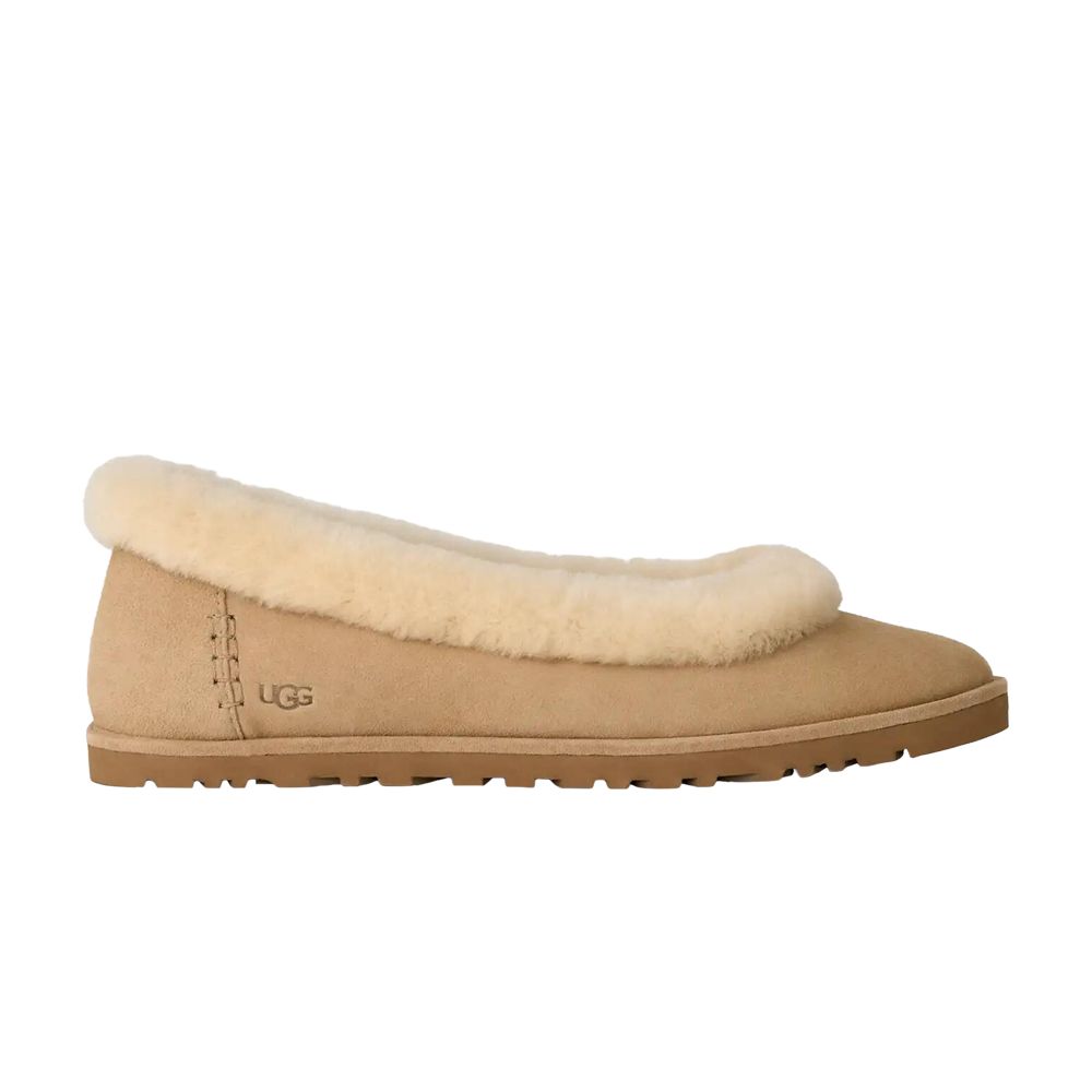 UGG Pre-owned Wmns Zora Ballet Flat 'sand' | Tan | Women's Size 5.5 In Brown