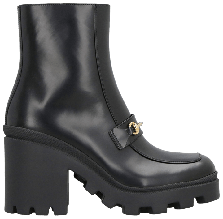 Gucci Wmns Horsebit Ankle Boot Black