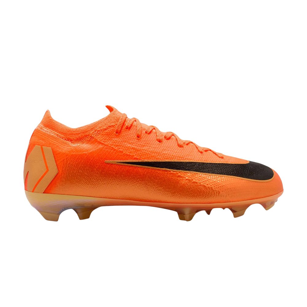 Pre-owned Nike Zoom Mercurial Vapor 16 Elite Fg Gs 'déjà Vu | Orange | Kid's Size 5