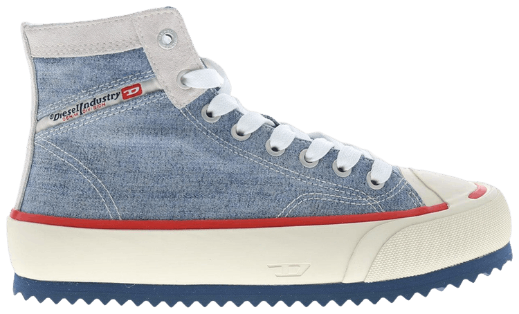 Diesel Wmns S Principia Mid Light Blue Red