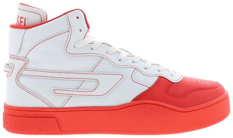 Diesel S Ukiyo Mid X White Red