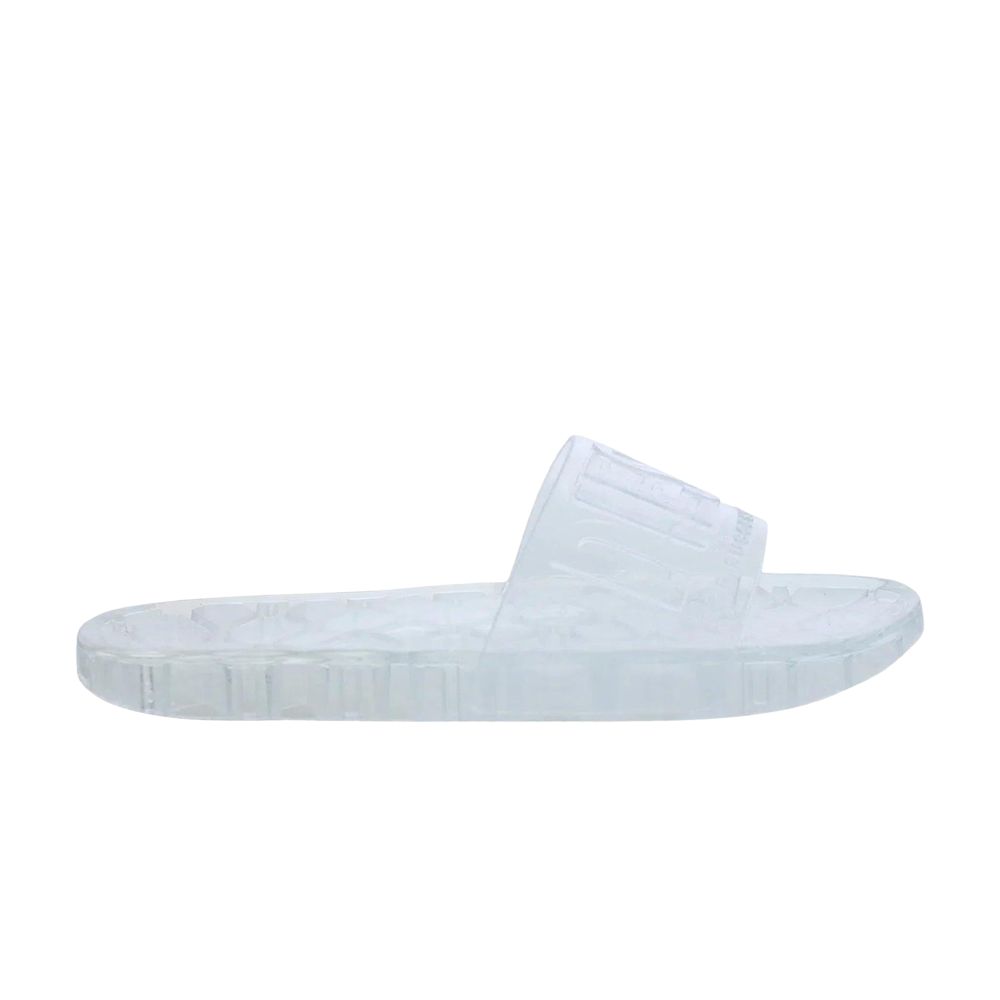 Pre-owned Diesel Wmns Sa-karaibi Gl X Slide 'white' | Women's Size 7