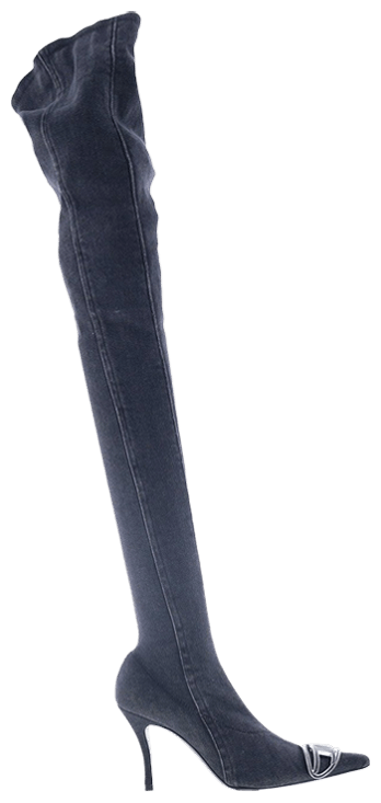 Diesel Wmns D Venus Thigh High Boot Black