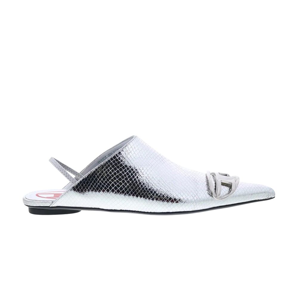 Pre-owned Diesel Wmns D-venus B Flat 'silver' | Women's Size 8.5