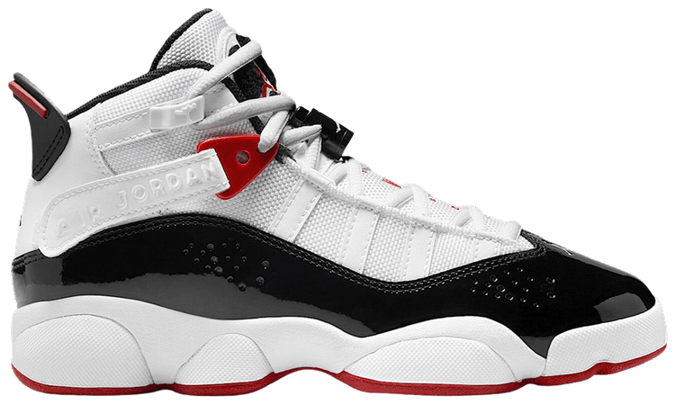 Air Jordan 6 Rings GS WhiteVarsity RedBlack