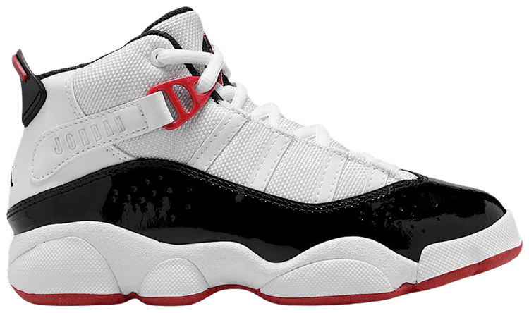 Air Jordan 6 Rings PS WhiteVarsity RedBlack