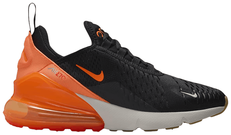 Nike Air Max 270 GS BlackBright CrimsonPhantomTotal Orange