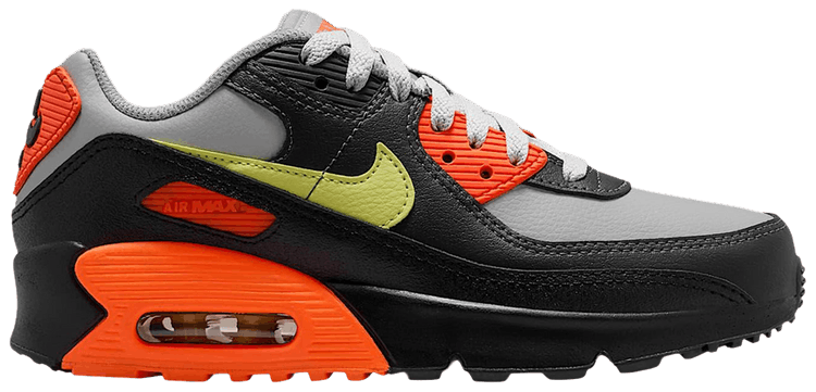 Nike Air Max 90 LTR GS Light Smoke GreyHyper CrimsonBlackLimelight