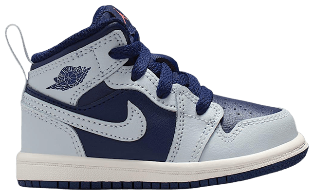 Air Jordan 1 Mid TD Blue VoidSummit WhiteHot LavaPure Platinum