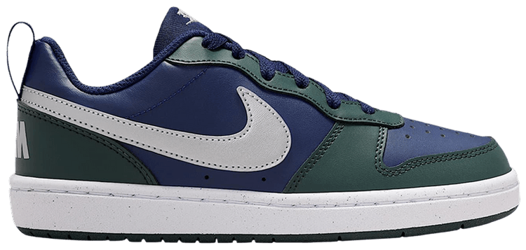 Nike Court Borough Low Recraft GS Midnight NavySeaweedWhiteMetallic Silver