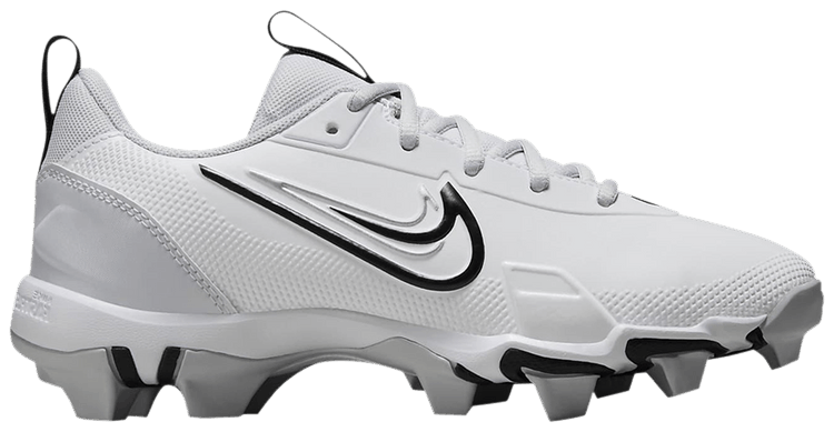 Nike Force Trout 9 Keystone GS WhitePure PlatinumMetallic SilverBlack