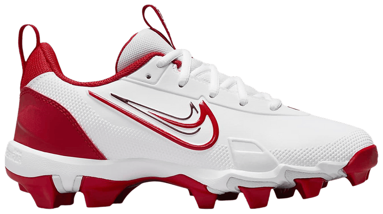 Nike Force Trout 9 Keystone GS WhitePure PlatinumTeam RedUniversity Red