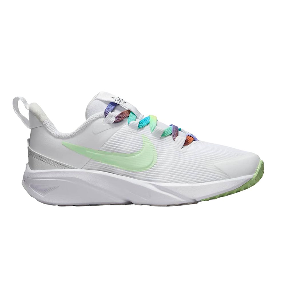Nike Star Runner 4 Next Nature SE PS 'White/Photon Dust/Total Orange/Vapor Green' | Kid's Size 12 - FN4980-100