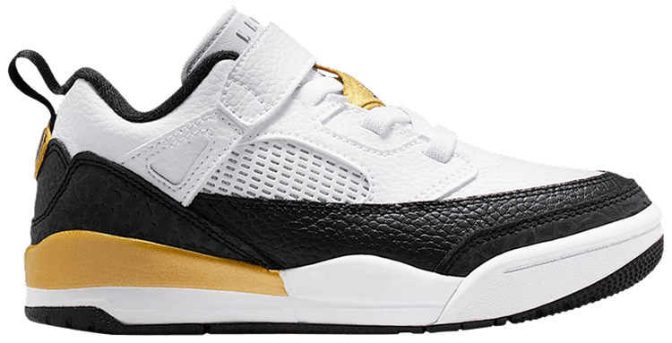 Air Jordan Spizike Low PS WhiteMetallic GoldBlack