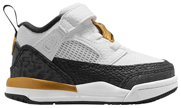 Air Jordan Spizike Low TD WhiteMetallic GoldBlack