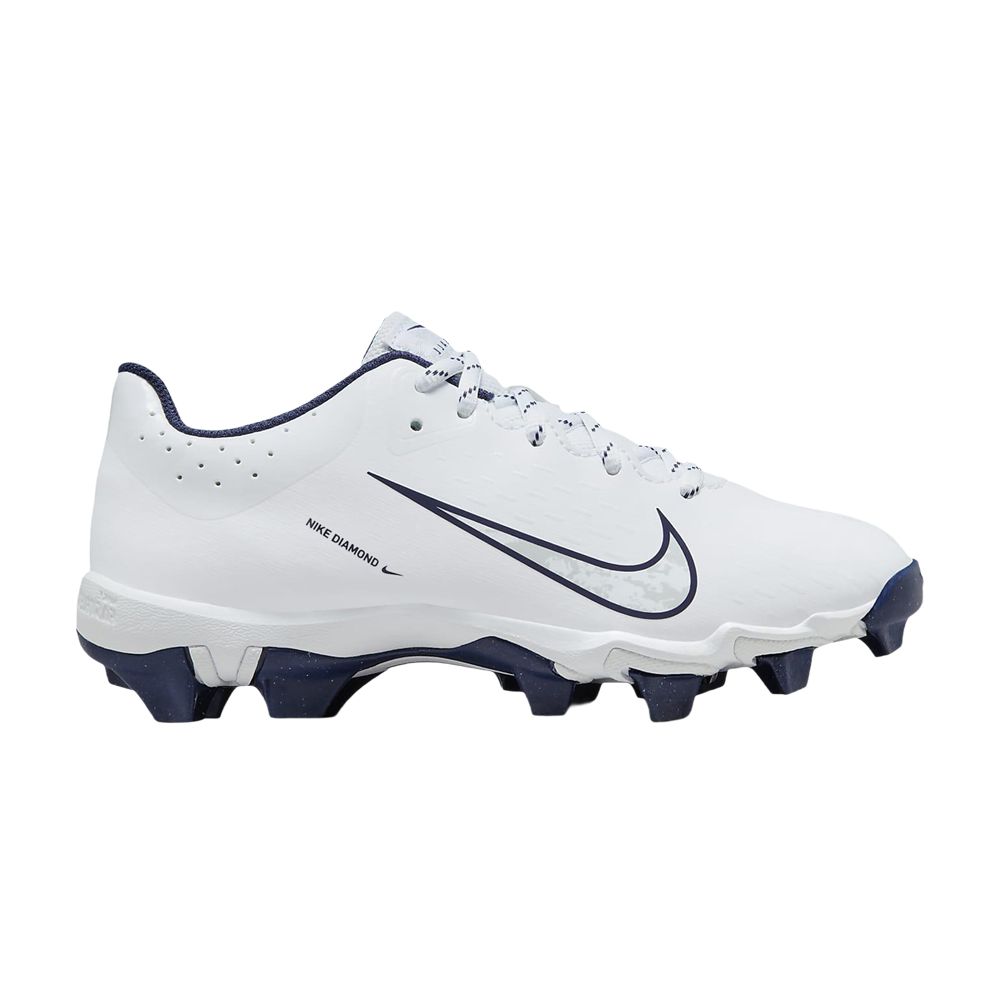 Nike Hyperdiamond 4 Keystone GS 'White/Pure Platinum/Midnight Navy' | Kid's Size 5 - FZ0919-103