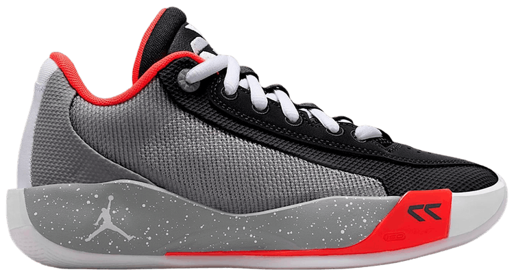 Air Jordan Luka 77 GS Off NoirParticle GreyBright CrimsonWhite