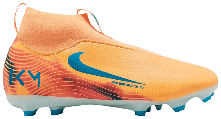 Kylian Mbappe x Nike Jr Mercurial Superfly 10 Academy GS Melon TintIglooNeo Turquoise