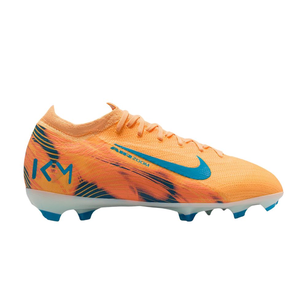 Pre-owned Nike Kylian Mbappé X Jr. Mercurial Vapor 16 Pro Gs 'melon Tint/igloo/neo Turquoise' | Orange | Kid's